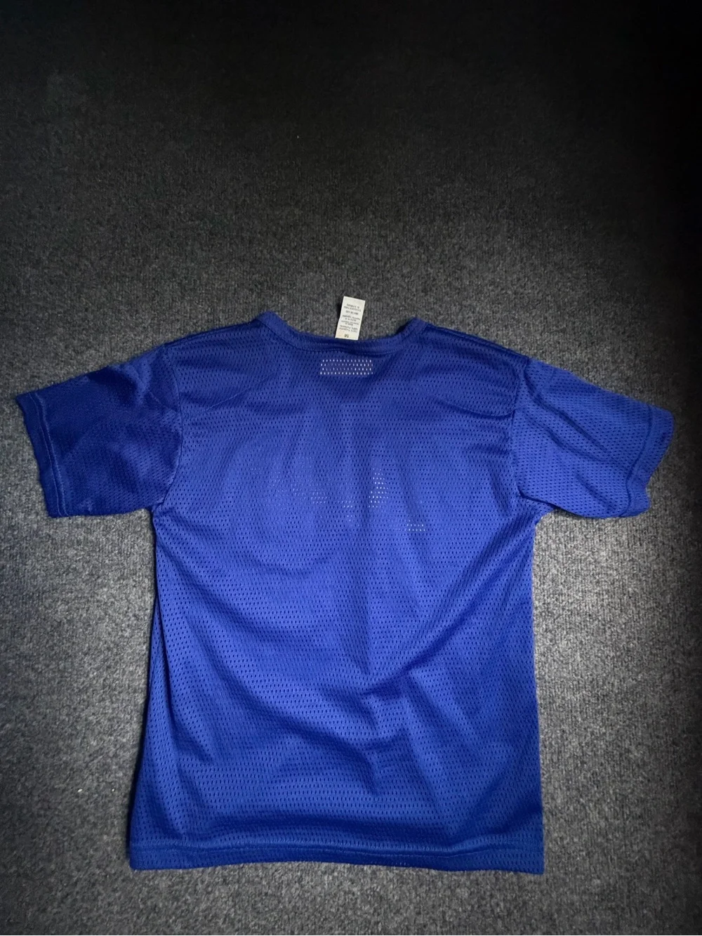 Vintage Giants Blue Kids' Short Sleeve Mesh Jersey